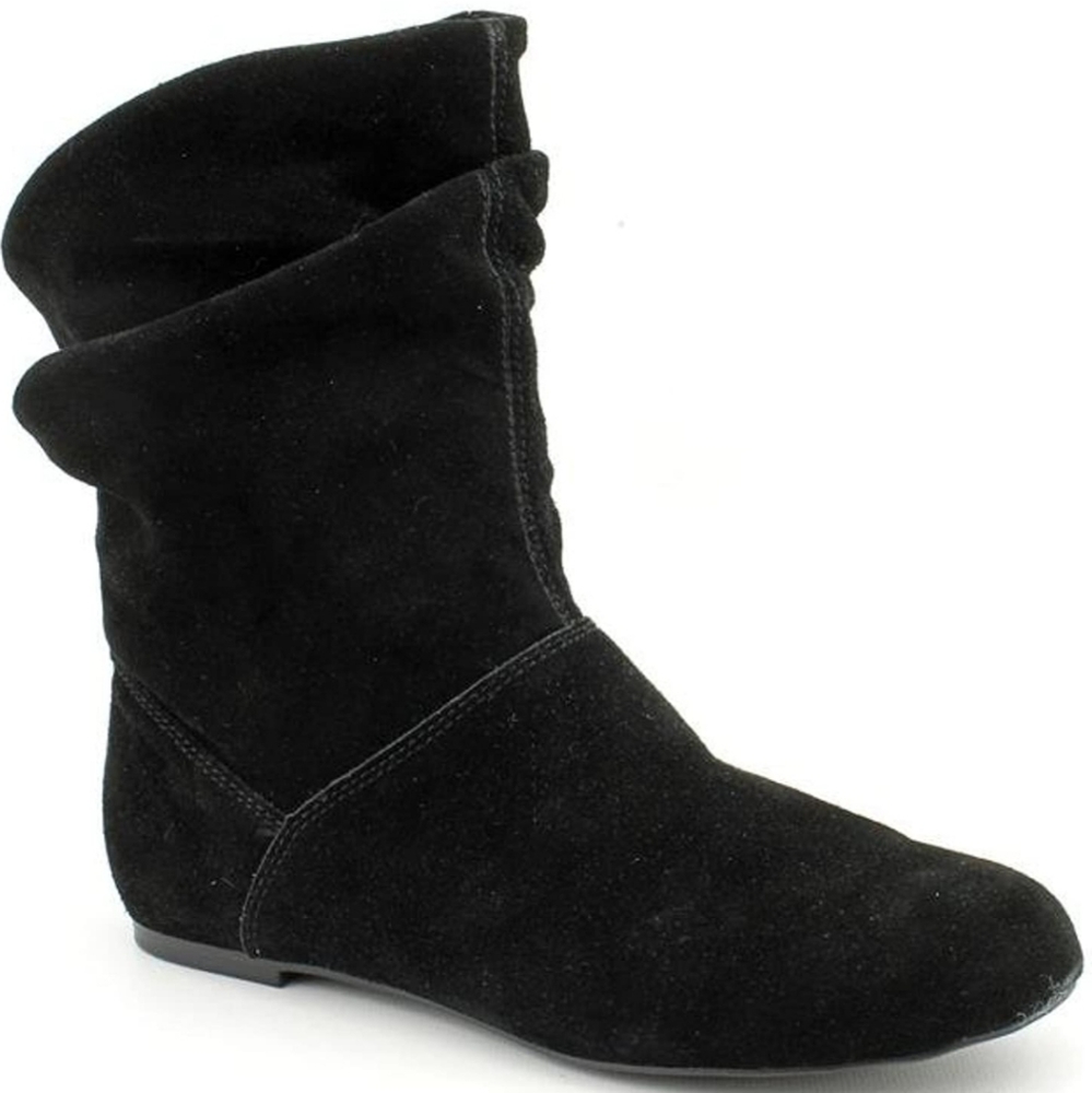 Style & Co Megg Black Suede Ankle Boot